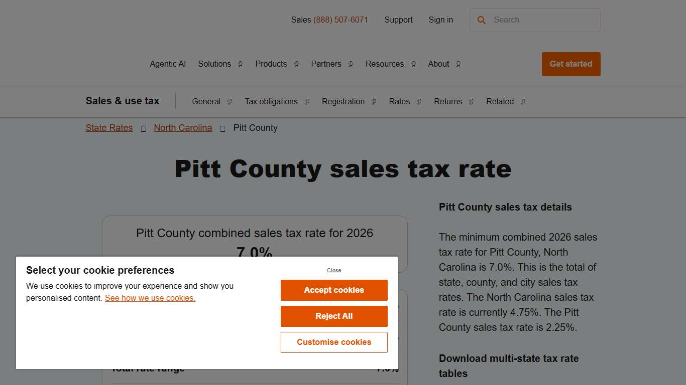 2026 Pitt County County Sales Tax Rate - Avalara